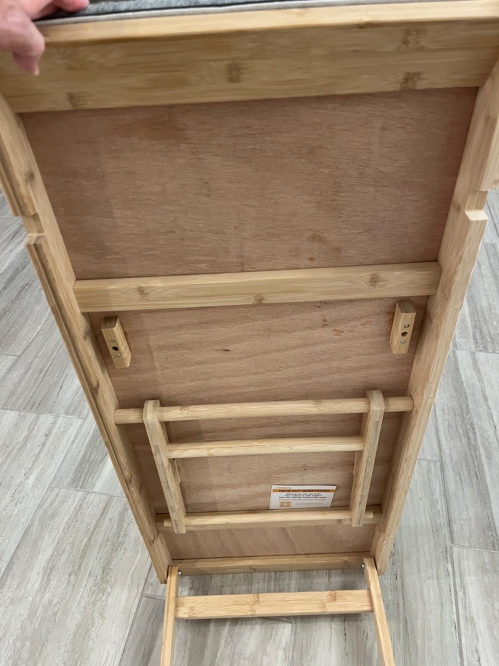 Dog Ramp for Dogs with Eztra Wide Gray Padded Steps - Adjustable - Picture 11 of 13